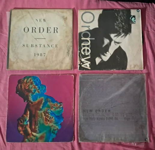 Lote de LPs-VINIL New Order 