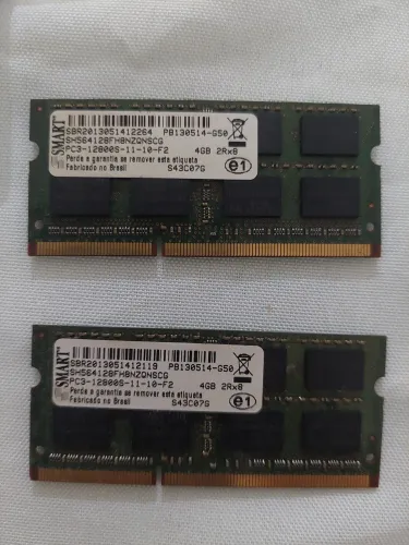 2 memórias ddr3 4gb 