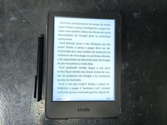 Kindle 16 GB (Geração mais recente) pouquíssimo usado