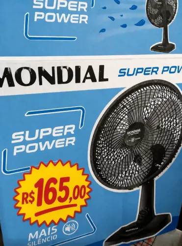 Ventilador mondial (NOVO, LACRADO). 30cm. Novo na caixa. pronta entrega. Entregamos.