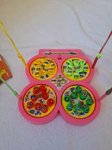 Jogo pesca peixe magnético infantil