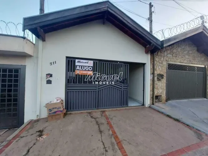Casa, para aluguel, Santa Terezinha - 2 quartos - Piracicaba/SP