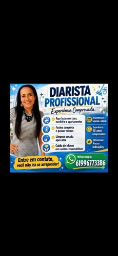 Faxina Diária cuida de idosos faxina pessada apartamento casa obra 