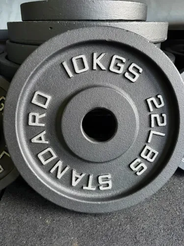 Anilhas Olímpicas Ferro Old School 10Kg