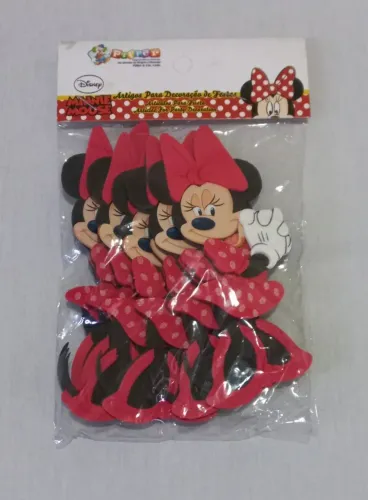 Kit Decoração Minnie Mouse Original Piffer (Festa ou Quarto Infantil)
