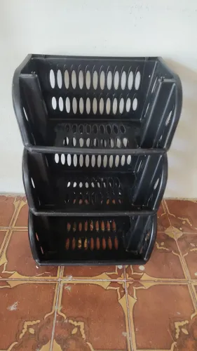 Cesto Organizador Empilhável - 38 × 18 × 26 cm