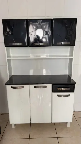 Kit de cozinha telasul Rubi de aço 6 portas 1 gaveta 