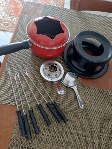 Kit completo de fondue antiaderente