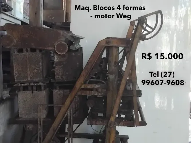 Máquina de Blocos - 4 formas marca Weg