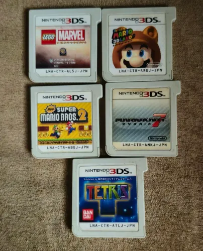 5 Jogos Originais de Nintendo 3DS (Faço olx pay)