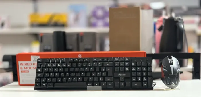 Kit Teclado E Mouse Gamer RGB Com Fio