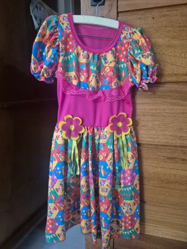 Vestido Festa Junina 6/8 anos