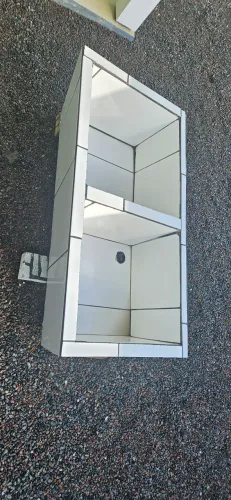 Cocho concreto para lavação