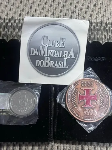 par medalhas VASCO 120 anos
