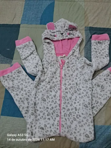 Macacão gatinha (pijama)