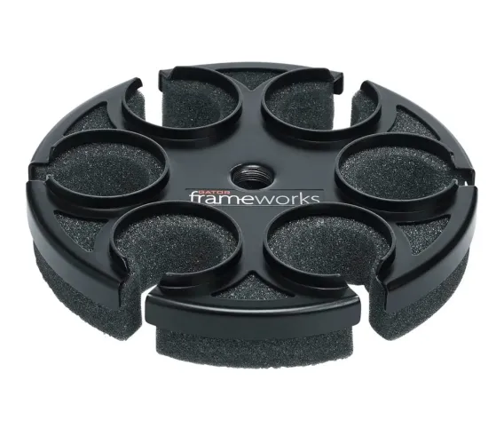 Gator Adaptador de suporte de microfone Frameworks para armazenar até 6 microfones