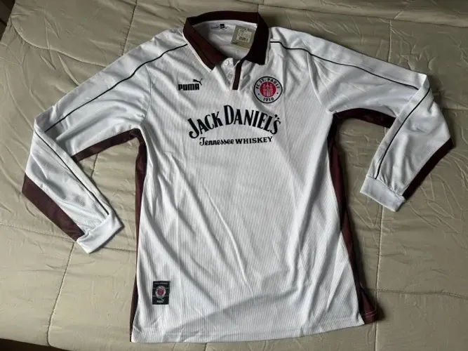 Camisa St Pauli Retrô Manga Longa 2GG