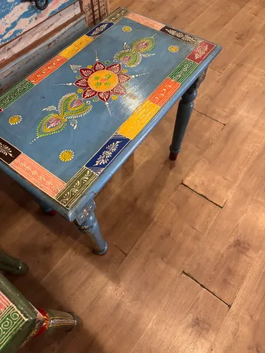 Mesa de canto decorativa indiano (importado)