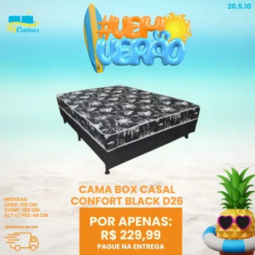 Cama box casal 