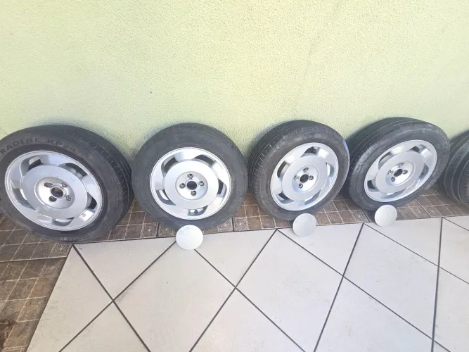 Rodas orbital aro 15 com pneus 