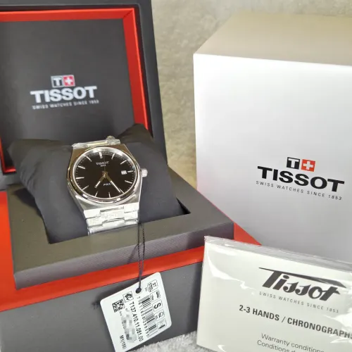 Tissot PRX 40mm Quartz (Mostrador Preto) - NOVO