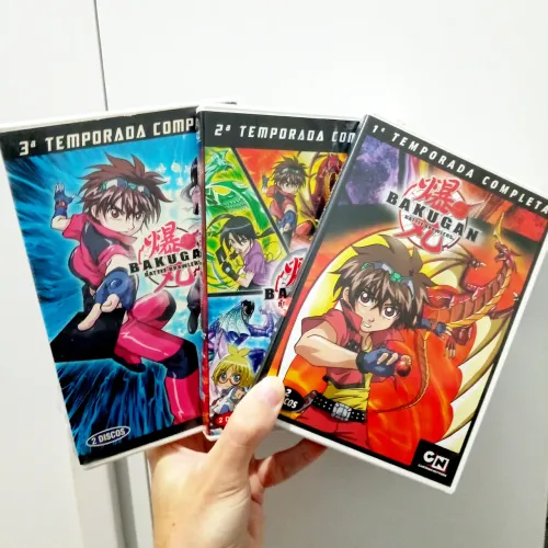 Bakugan Battle Brawlers 1 a 3 Temporadas Completas DVD Original