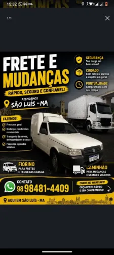 Mudança e frete.