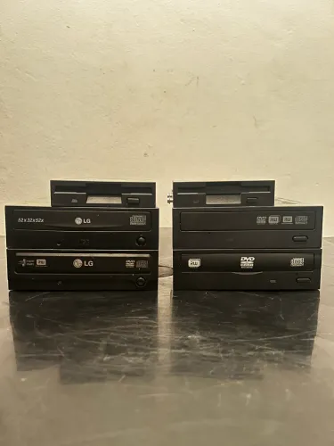 Leitor de CD/DVD para PC -  Kit com 6 Unidades com Desconto