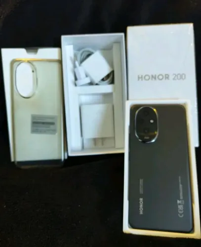 Honor 200 5G 256GB na caixa completo