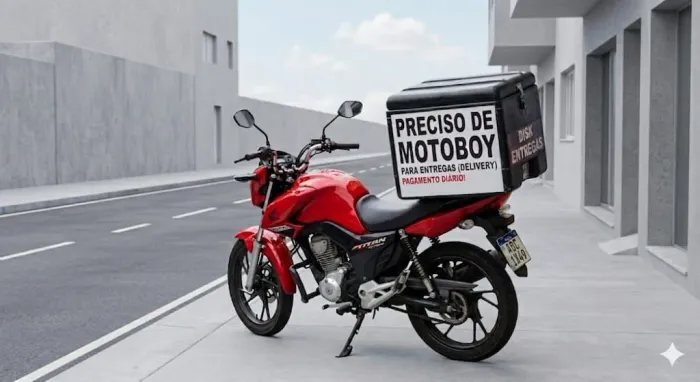 Motoboy para pizzaria no cajuru. 