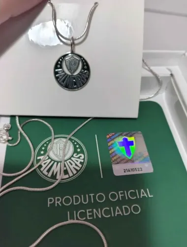 Colar Palmeiras oficial Olam prata 925