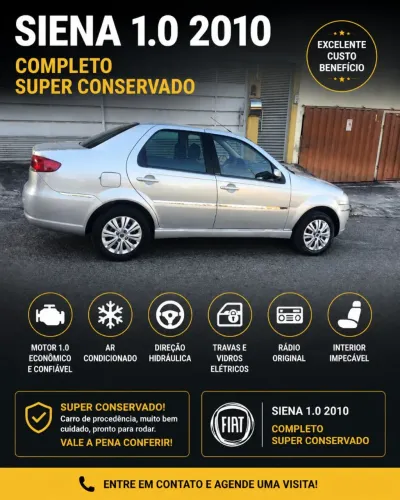 Fiat Siena ELX 1.0 MPI Fire/fire Flex 8V 4P 2010