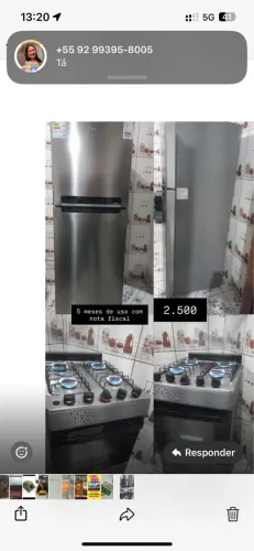 Fogão geladeira 