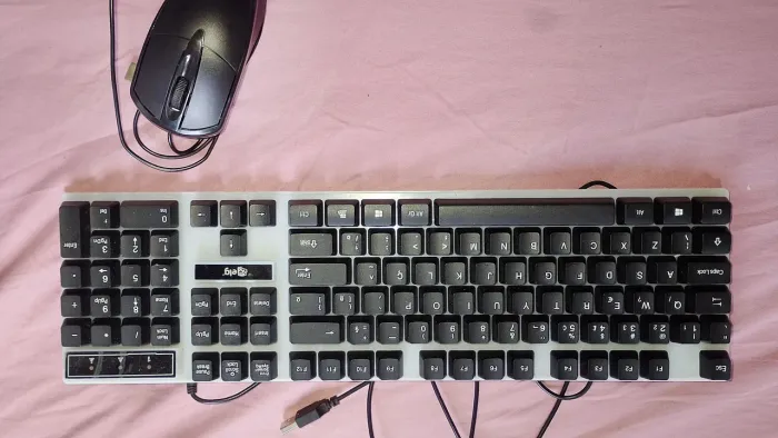 Teclado gamer com led + mousse