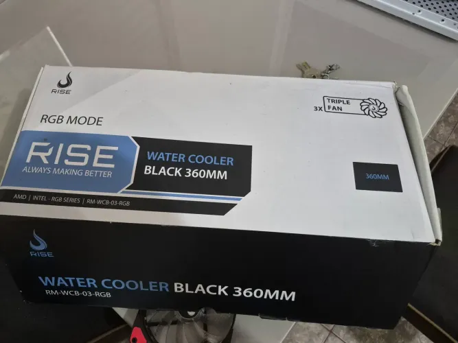 Water cooler Rise mode 360mm( Troco em Fans RGB)