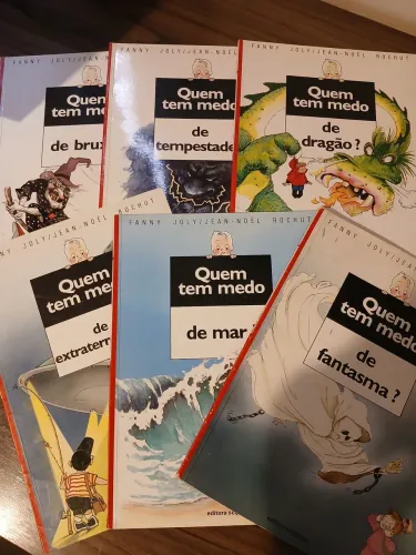 Coleção de livros Infantis - Quem Tem Medo? - Editora Scipione | 6 livros