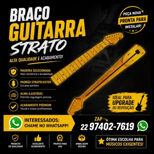 Braço guitarra strato