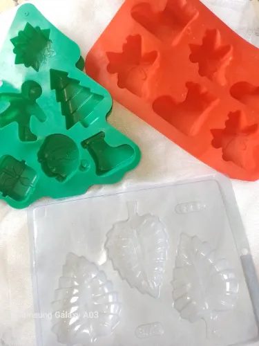 Lote de Forminhas para Artesanato - Moldes Natal e Esferas!
