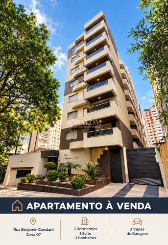 Apartamento à venda em Maringá, Zona 07, com 3 quartos, com 156 m²