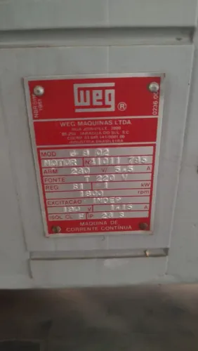 Motor de Corrente Contínua (CC) Weg 1KV