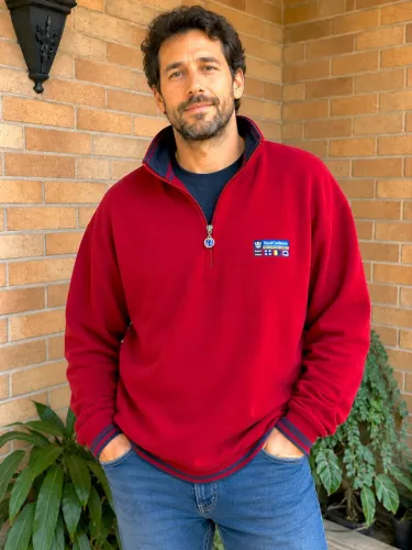 Royal Caribbean - Fleece Original Bordô Unissex Tam L/XL