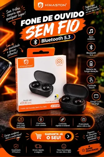 Fone Hmaston Bluetooth
