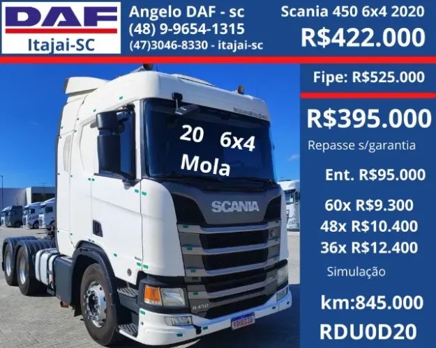 Scania R450 6x4 2020