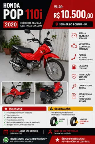 Honda Pop 110i 2020