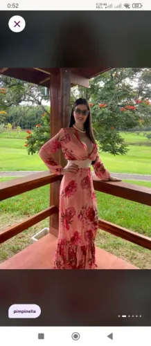 Vestido Pimpinela verão M