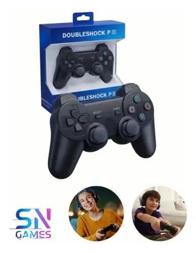 Controle Compatível Com Ps3 Primeira Linha Premium + Cabo