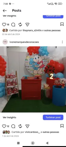 Vendo peças decoração para festas