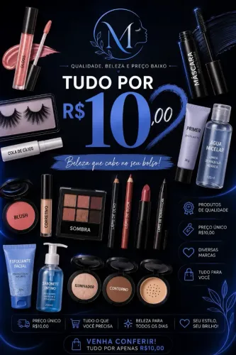 Maquiagem por R$10,00