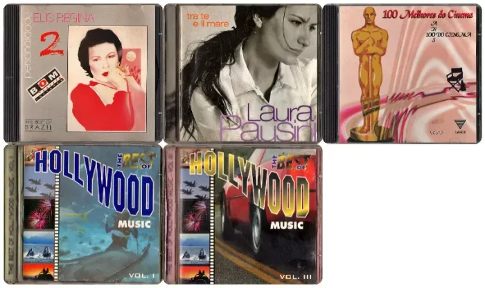 Lote com 50 CDs Originais De Música