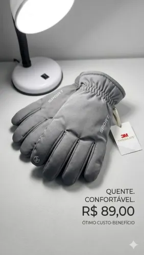 Luva para Motociclista inverno frio chuva